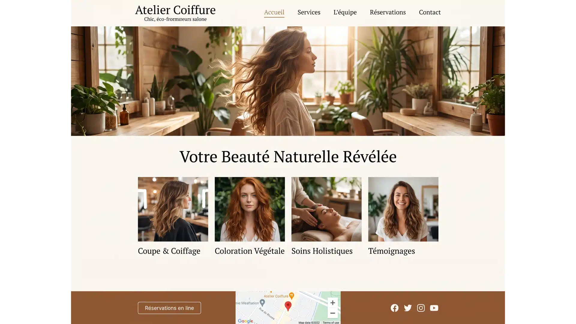 Exemple de site vitrine numéro 1